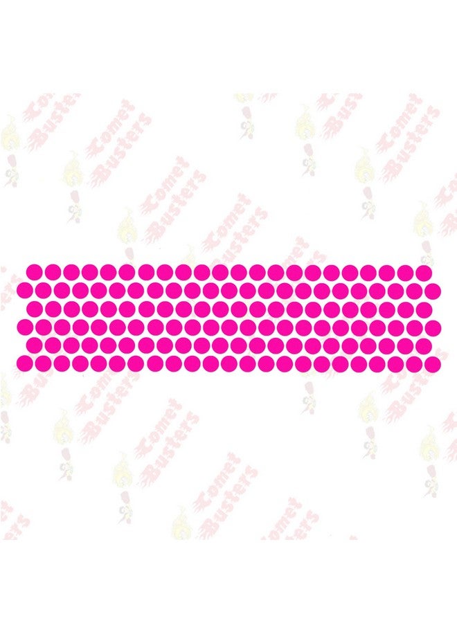 Comet Busters Beautiful Handcrafted Round Light Pink Velvet Bindis (6 mm) (BIN2095) - Image 4