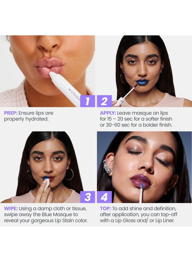 Wonderskin - Wonder Blading Lip Stain Peel Off Masque - Long Lasting, Waterproof And Transfer Proof Pink Lip Tint, Matte Finish Peel Off Lip Stain (First Kiss Masque) - Image 1