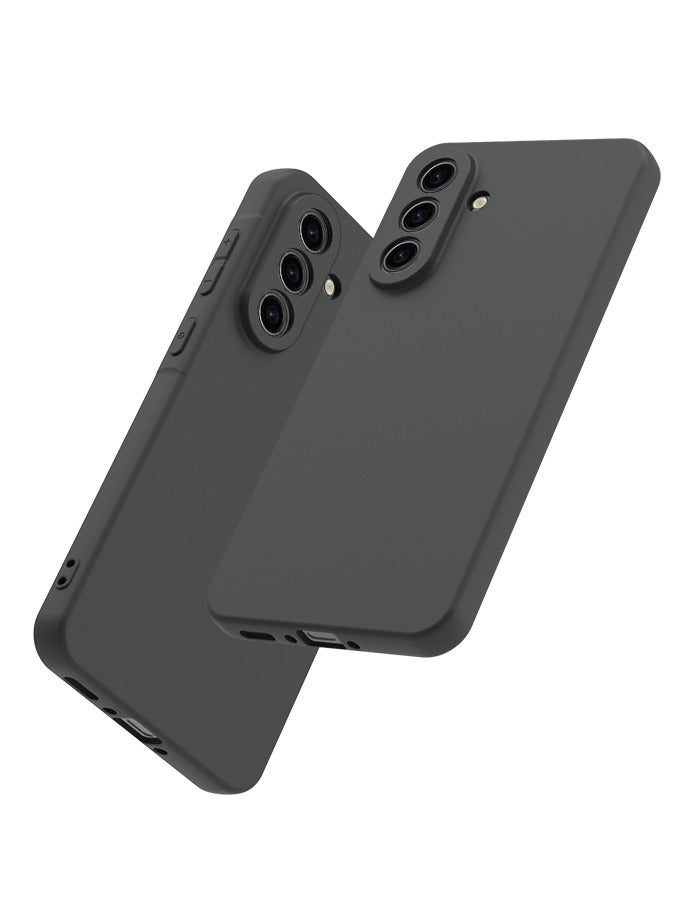 【1+1+1 Sets】for Samsung Galaxy A56 5G Case & Screen Protector & Magnetic Ring Holder Frosted Pudding Material TPU Cover with Tempered Glass Screen Protector,Ring Holder Suitable for Car Magnetic Attraction - Image 3