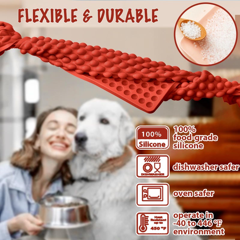 HKNMTT Silicone Mini Round Shape Molds, 468 Cavities Tiny Semi Sphere Baking Sheet Dog Treats Molds Candy Freezer Oven Safe Homemade Dog Treats Kit BPA Free Food Grade - Image 4