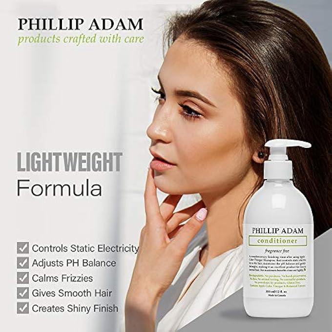 PHILLIP ADAM , CONDITIONER, APPLE CIDER VINEGAR, 12 FL OZ (355 ML) - Image 3