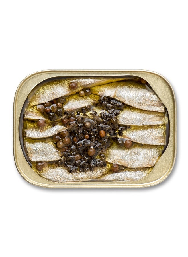 KING OSCAR King Oscar, Wild Caught, Sardines In Extra Virgin Olive Oil, With Spicy Cracked Pepper, One Layer, 3.75 oz (106 g)  - Image 3