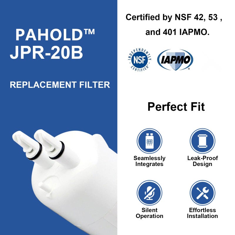 PAHOLD EDR1RXD1 Replacement for Whirlpool EDR1RXD1  W10295370A  Everydrop  WHR1RXD1  P8RFWB2L  P8WB2L  P4RFWB  46-9930  46-9081 (3 Pack) - Image 3