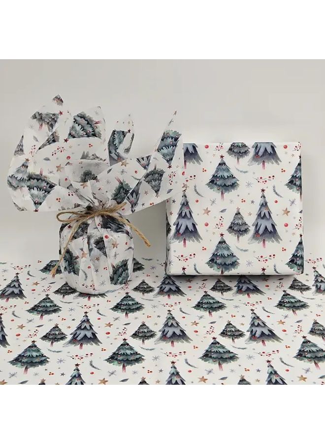 25 Sheets Star Christmas Tree Gift Wrapping Paper 20 by 14 Inch - Image 5