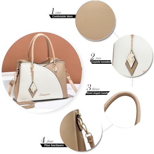 SiMYEER Purses and Handbags Top Handle Satchel Shoulder Bags Messenger Tote Bag for Ladies - Image 5