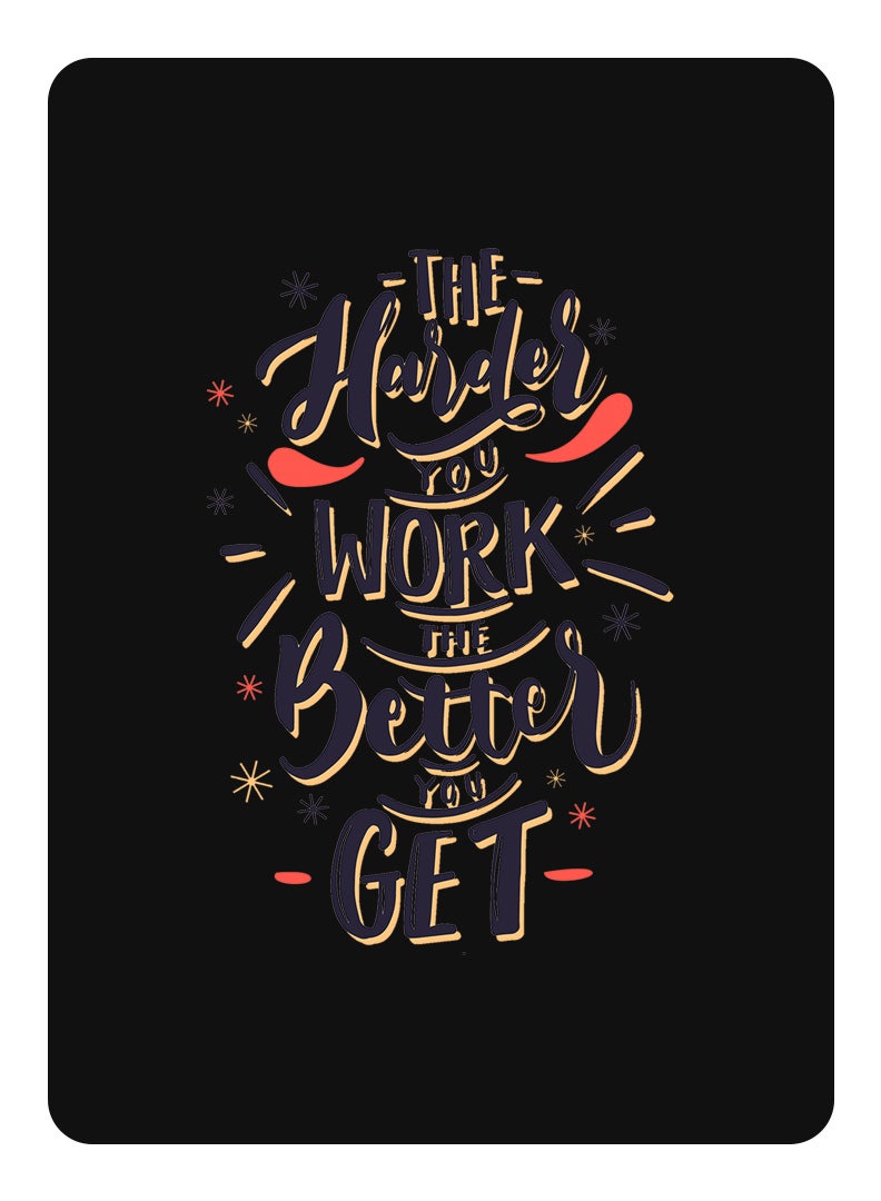 Theodor Protective Flip Case For Google Pixel Tablet With Trifold Stand Auto Wake Sleep Shockproof Cover Harder you work Better you get - Image 1