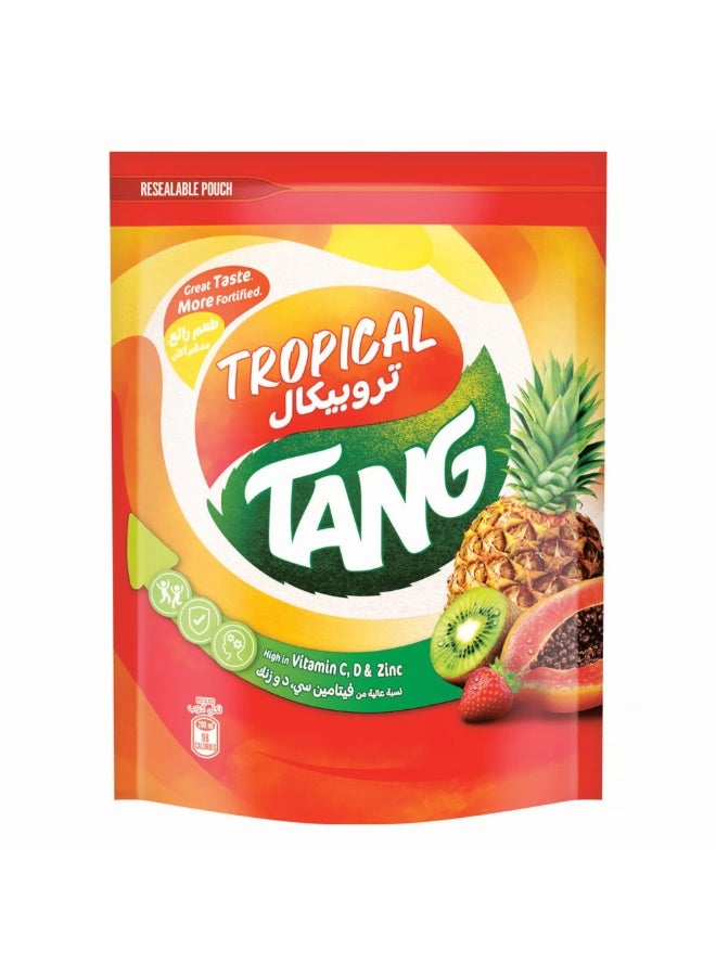 Tang Tropical Fruit Instant Syrup Powder, Economy Pack, 2 x 375g - Image 1