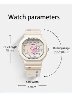 Furtey Sanrio watch women's junior high school student sports cube electronic watch  - Image 5