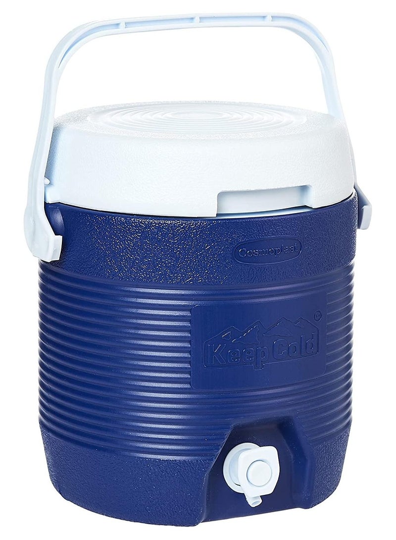كوزموبلاست MFKCXX011BL مبرد مياه معزول بالبلاستيك البارد ، صغير ، 6 لتر - ازرق - Image 1