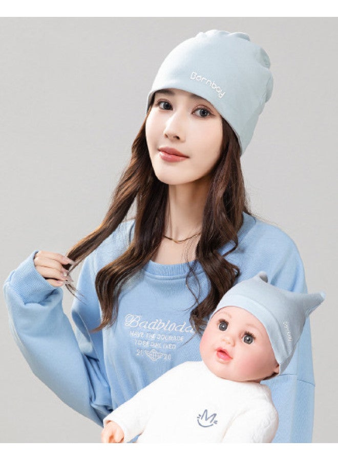 Bornbay Parent-child Hat Maternity Hat All-season Postpartum Cap + Newborn Baby Hat Infant Cap Fetal Hat Pregnancy Hat - Image 1