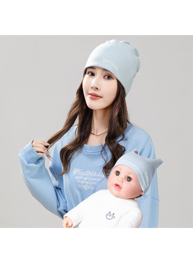 Bornbay Parent-child Hat Maternity Hat All-season Postpartum Cap + Newborn Baby Hat Infant Cap Fetal Hat Pregnancy Hat - Image 2