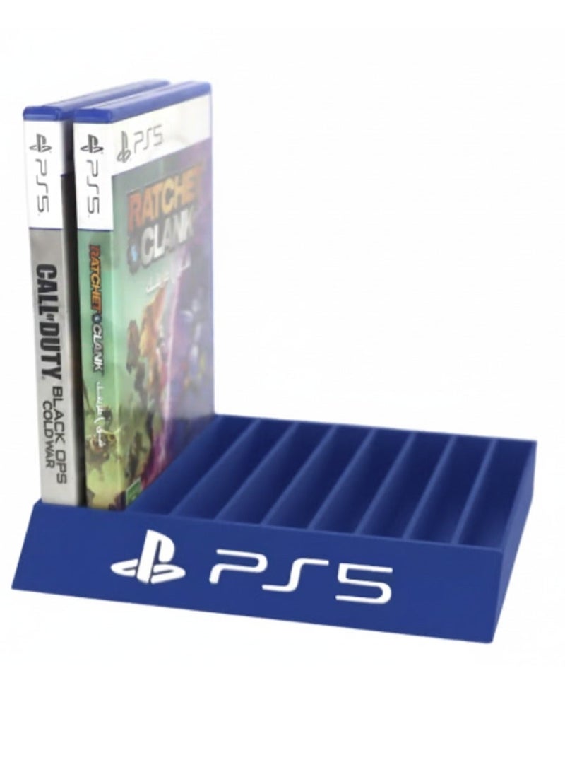 3D Brothers PS5 Games Organizer, playstation Disk Organizer Stand Base for 10 Games (Holds 10 Discs) - Image 1