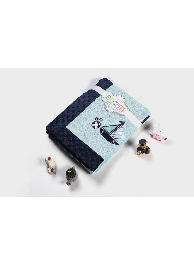 Bacati Little Sailor Blanket - Image 5