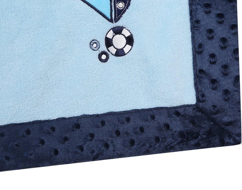 Bacati Little Sailor Blanket - Image 3