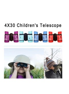 AROAQ Kids Binoculars, Children Educational Folding Telescope, Compact High Power Kids Binoculars for Bird Watching, Hiking, Hunting, Outdoor Games, (Blue)  - Image 3