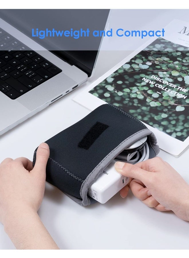 Cord Travel Cable Electronic Organizer,for Accessories Laptop Power Adapter, Wireless Mouse, iPhone Charger, Cellphone, Power Bank - Image 5