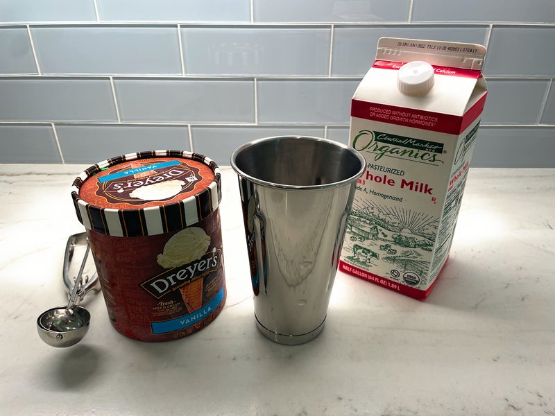 METAL MAGERY Metal Magery Stainless Steel Milkshake Cups Immersion Hand Blender Malt Cup 30 oz Set of 2  - Image 3