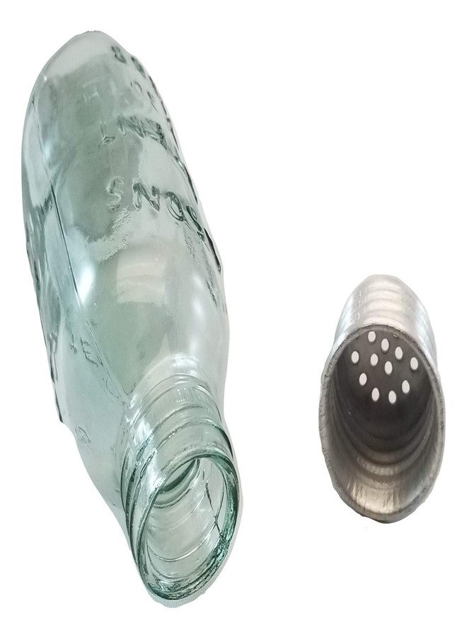 كولونيال تن ووركس علبة ملح وفلفل زجاجية شفافة، ارتفاع 3.75 بوصة - Image 3