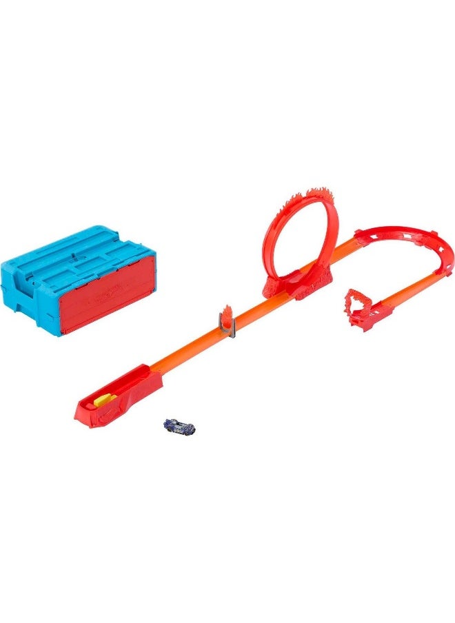 Hot Wheels Hot Wheels Track Builder Flame Stunt Pack (1.67 x 0.97 x 0.23 m)  - Image 2