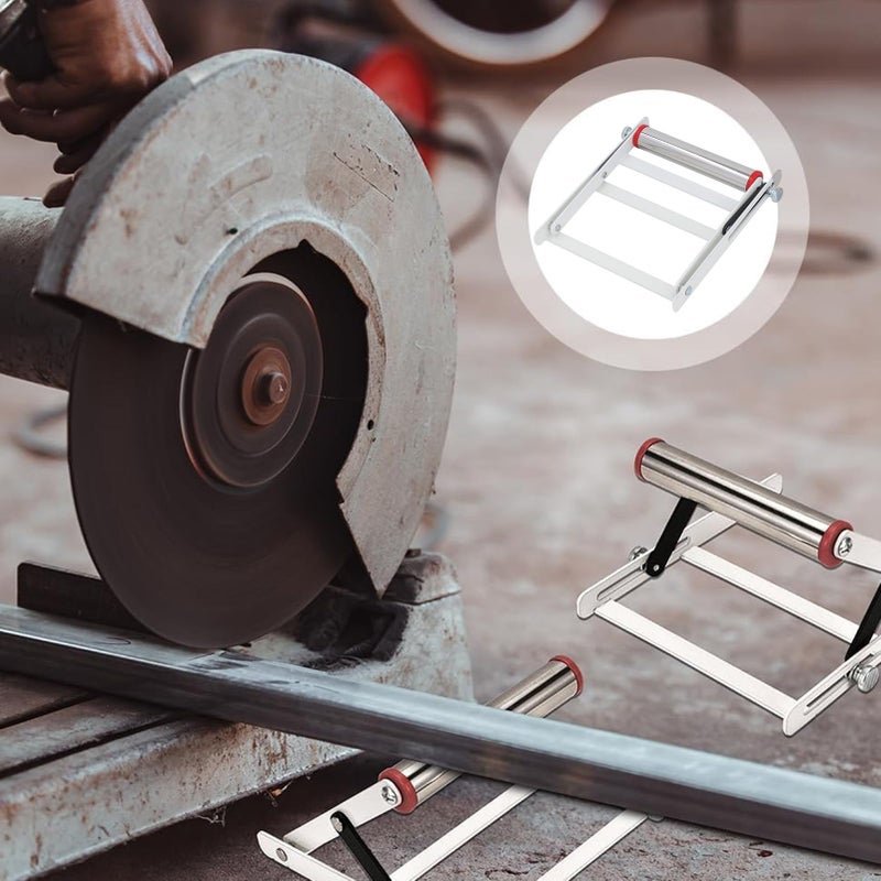Heavy Duty Stainless Steel Adjustable Cutting Machine Stand Foldable Work Support Frame 55 135mm - Image 3