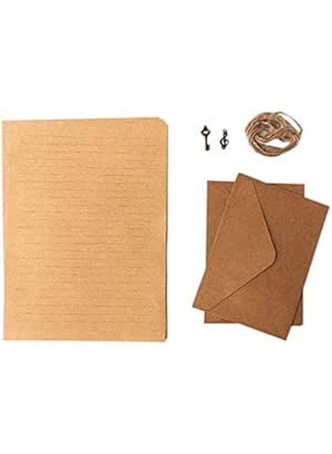 Vintage European Style Letter Writing Paper Stationery Set Of 12 - Image 1