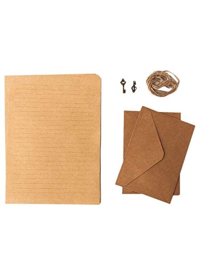 Vintage European Style Letter Writing Paper Stationery Set Of 12 - Image 2