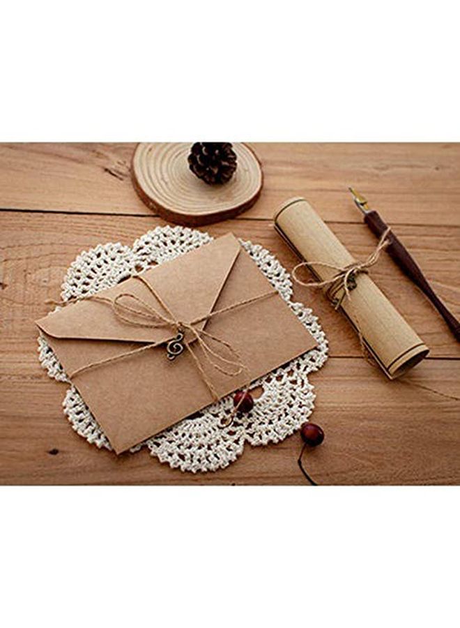 Vintage European Style Letter Writing Paper Stationery Set Of 12 - Image 4