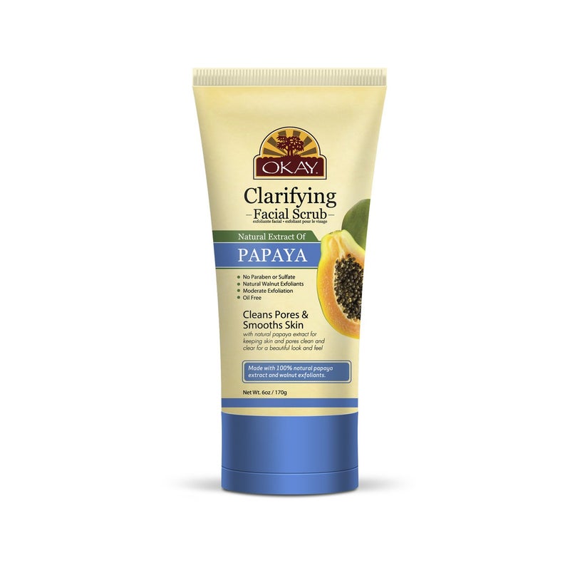 Okay Pure Clarifying Facial Scrub Papaya 170g