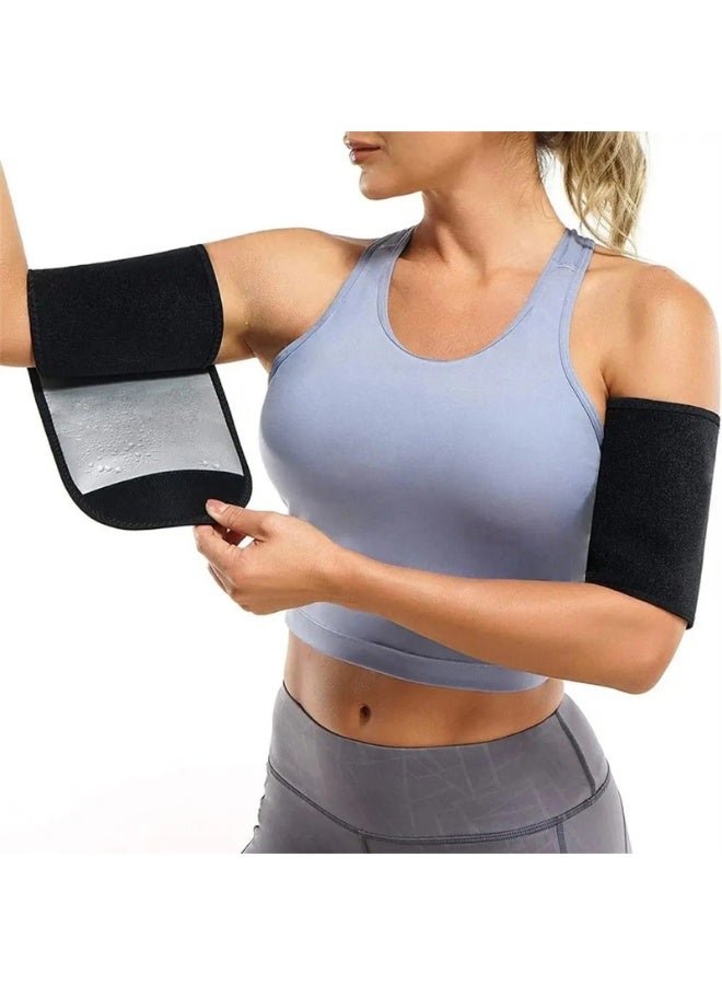 أكمام تنحيف الذراعين مشدات تنحيف الذراعين حزام تنحيف الذراعين لتقليل الدهون رباط تنحيف الذراعين مُقلل للدهون رباط تنحيف الذراعين مُقلل للدهون رباط تنحيف الجسم للساونا مُقلل للعرق رباط تنحيف الذراعين للنساء - Image 5