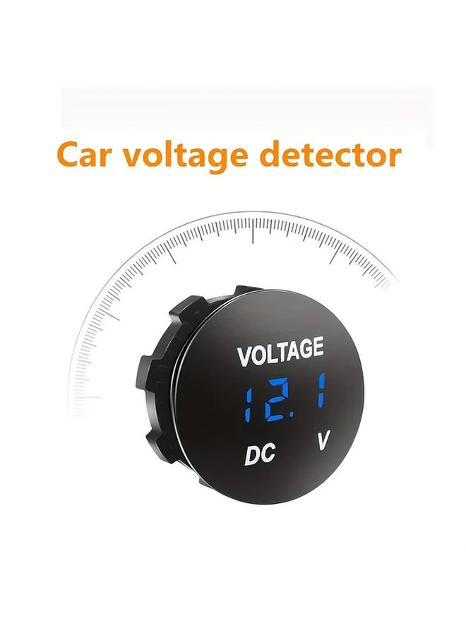 Red LED Digital Display Car Voltage Meter USB Charger Socket DC4 36V - Image 1