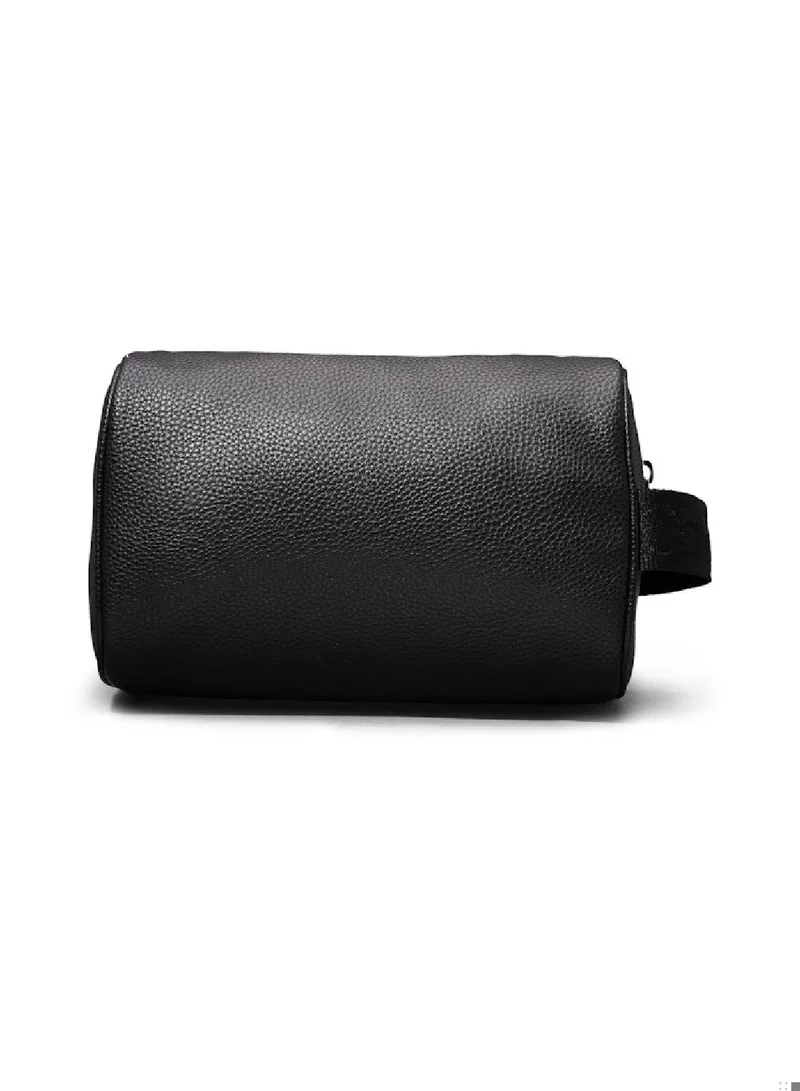 Calvin Klein Jeans Men's Wash Bag, Black - faux leather