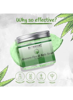 Aloe Vera Scrub Removes Dead Cells Unclogs Pores Blackheads Removal Drawing Out Impurities Aloe Vera Extract 250 Gm Aloe Vera Gm Scrub For Face Unisex (Pack Of 1) - pzsku/ZF5ADC05BF5F693B49756Z/45/_/1735816996/e1a39f17-576b-4bf4-a310-fb1de948154e