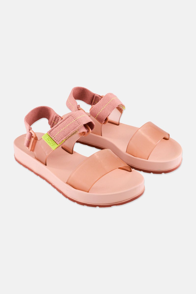 Zaxy Women Way Papete Sandals, Light Pink - Image 1