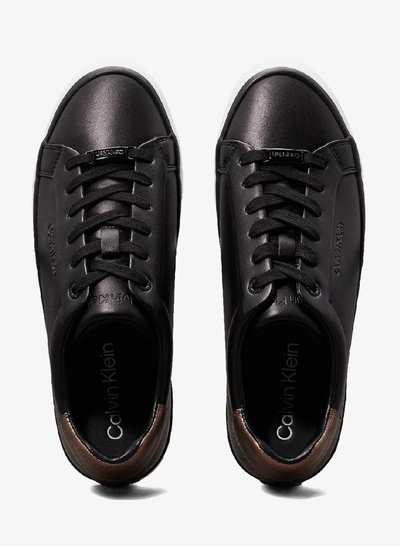 CALVIN KLEIN Leather Trainers - Image 3