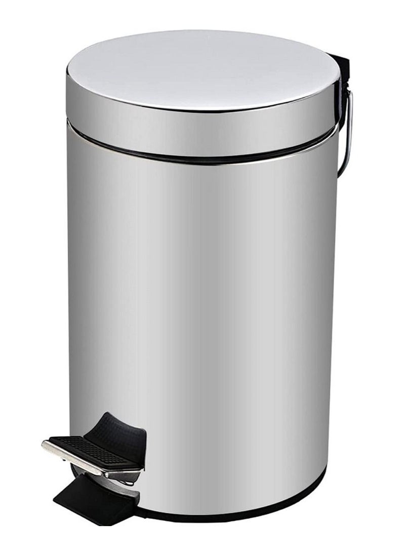 Generic Stainless Steel Dustbin 7 Ltr  - Image 1