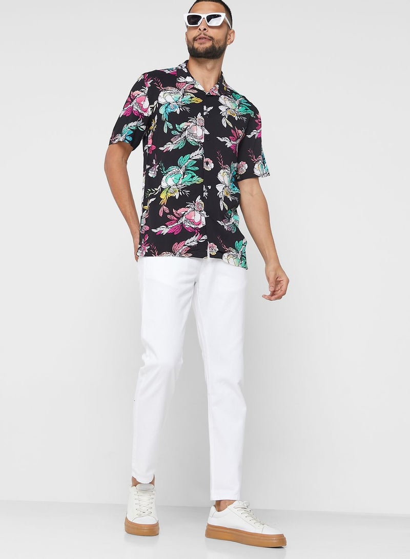 Seventy Five Slim Fit Linen Blend Pants - Image 2