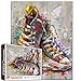 Tucocoo Jigsaw Puzzles 1000 Pieces for AdultsBanksy Street Style Sneakers Hardboard PuzzleChallenging Puzzle Perfect for Game NightsDIY Home Wall DecorArt PuzzlesGraffiti Red Shoes Art 27 x 20 - Image 2