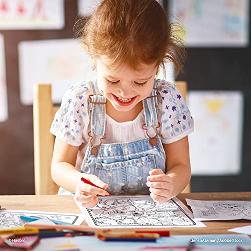 My Little Pony 48 Page Color and Trace Coloring Book with 8 Tracing Sheets and Stickers Bendon 51408 - Image 3