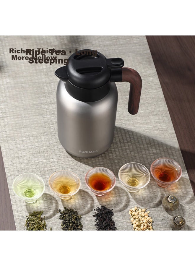 Tomimitsu Fuguang Insulated Water Bottle Household Thermos Large Capacity With Tea Infuser 316l Stainless Steel Thermal Flask - Image 2