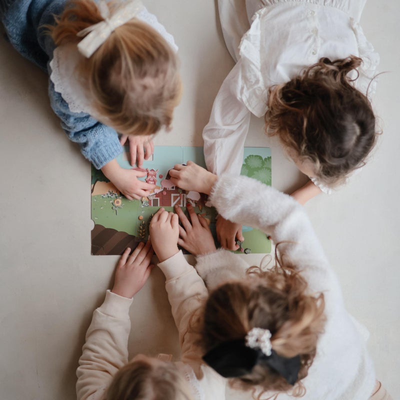 mushie Reusable Sticker Book Set (Farm) | 100+ Removable Puffy Stickers | Arts & Crafts Activity for Kids | Ages 3+ - Image 5