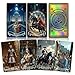WJPC Laser Gold Foil Edge Tarot Cards with Guide Book SetGift Box for Beginner Expert Original Design World History of Reverse Laser Gold - Image 2