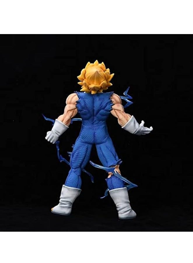 عام نموذج شخصية فيجيتا من دراغون بول ، حجم كبير ، تمثال شخصية فيجيتا للعمل ولعبة هدية مثالية لمحبي الأنمي والكرتون في المكتب. - Image 4