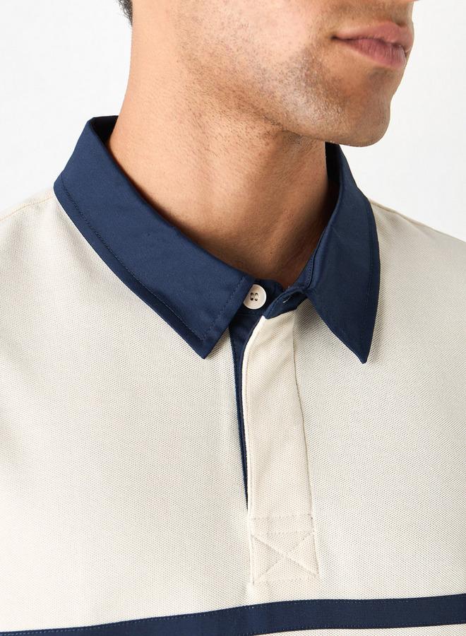 Starter Printed Polo T-shirt with Short Sleeves - Image 4