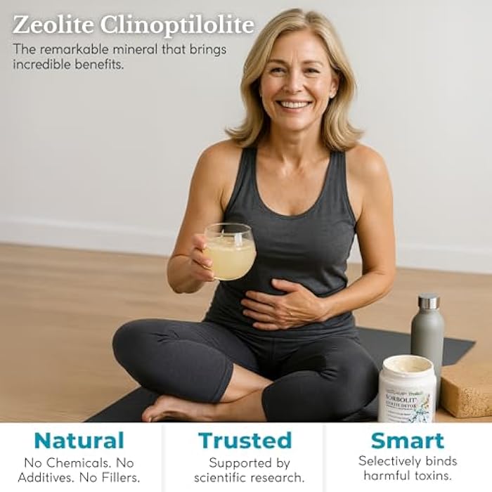TODICAMP Zeolite Detox for Adults Sorbolit - Zeolite Powder Binder Detox Cleanse - Deep Full Body Detox - Gut Cleanse, Cellular and Liver Detox (7.05 Ounce (Pack of 1) - Image 3