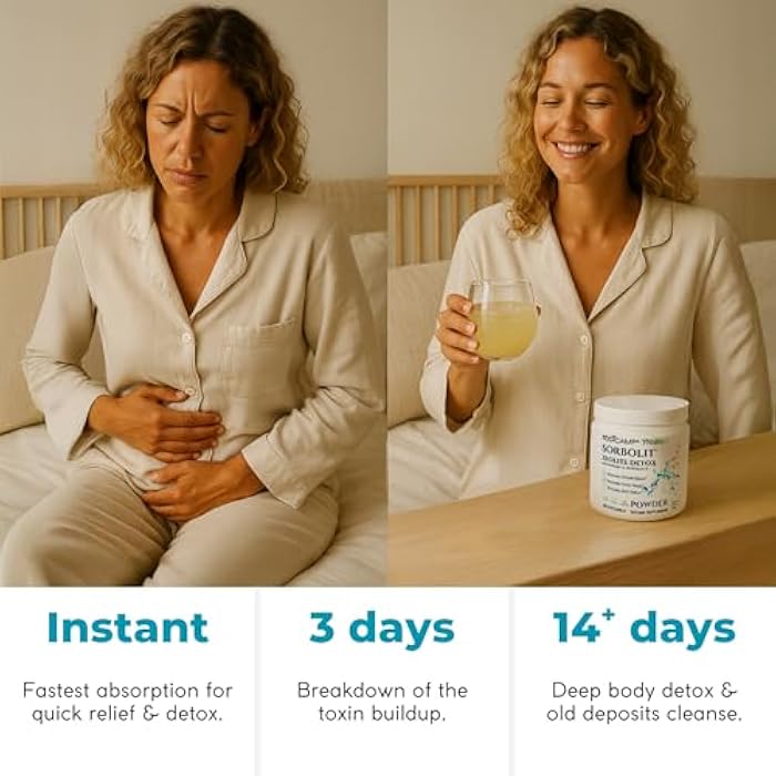 TODICAMP Zeolite Detox for Adults Sorbolit - Zeolite Powder Binder Detox Cleanse - Deep Full Body Detox - Gut Cleanse, Cellular and Liver Detox (7.05 Ounce (Pack of 1) - Image 5