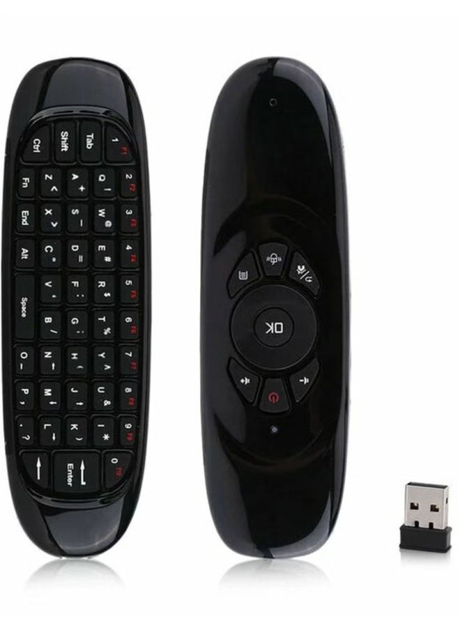 BGM - Arabic Keyboard Air Mouse C120 Smart TV Remote Control Computer Wireless Keyboard with Gyroscope Somatosensory Remote Control for TV Box Android Laptop Pc - Image 1