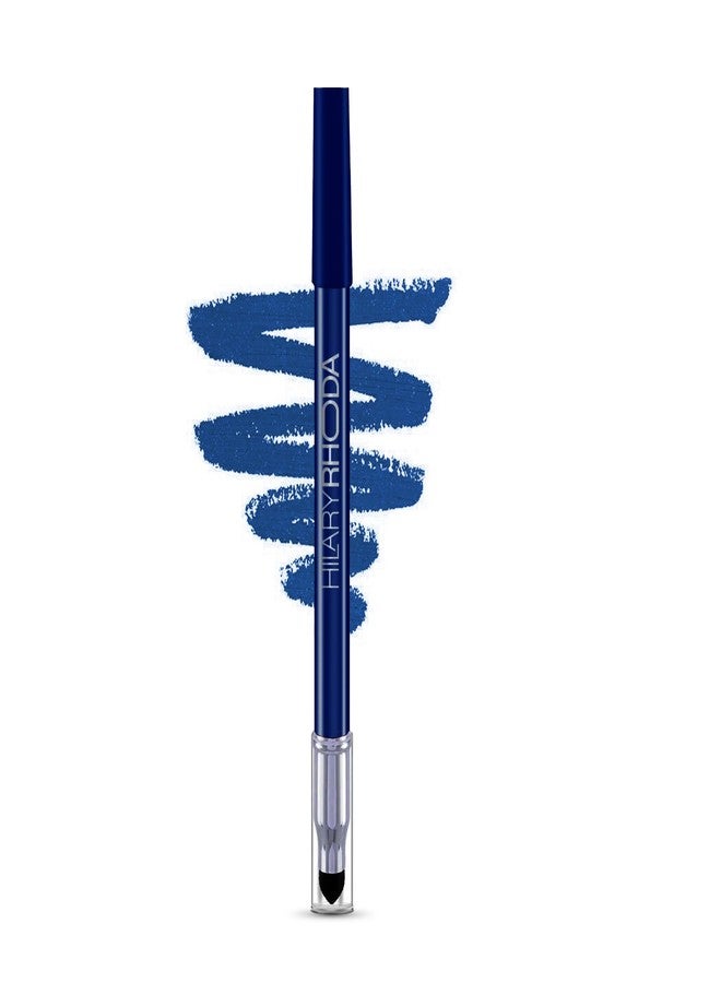 Hilary Rhoda Play n Blend Gel Eyeliner | One Stroke Application | Highly Pigmented | Matte & Shimmer Finish | 2 in 1 Smudger + Eyeliner | Butter Smooth Texture | 1.5g - (Dark Blue Topaz | Shade 05) - Image 1