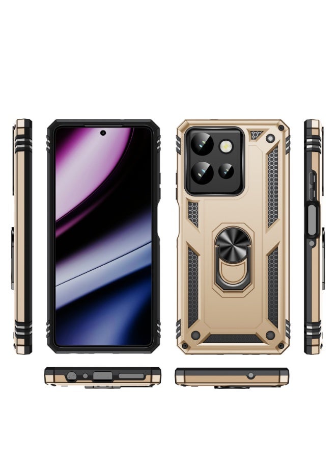 general Compatible with Motorola MOTO G Play 2025/G Power 2025 Cover,Compatible with Moto G Play 5G 2025 (Not 4G) Car Mount Kickstand 2 in 1 Phone Case - Image 2