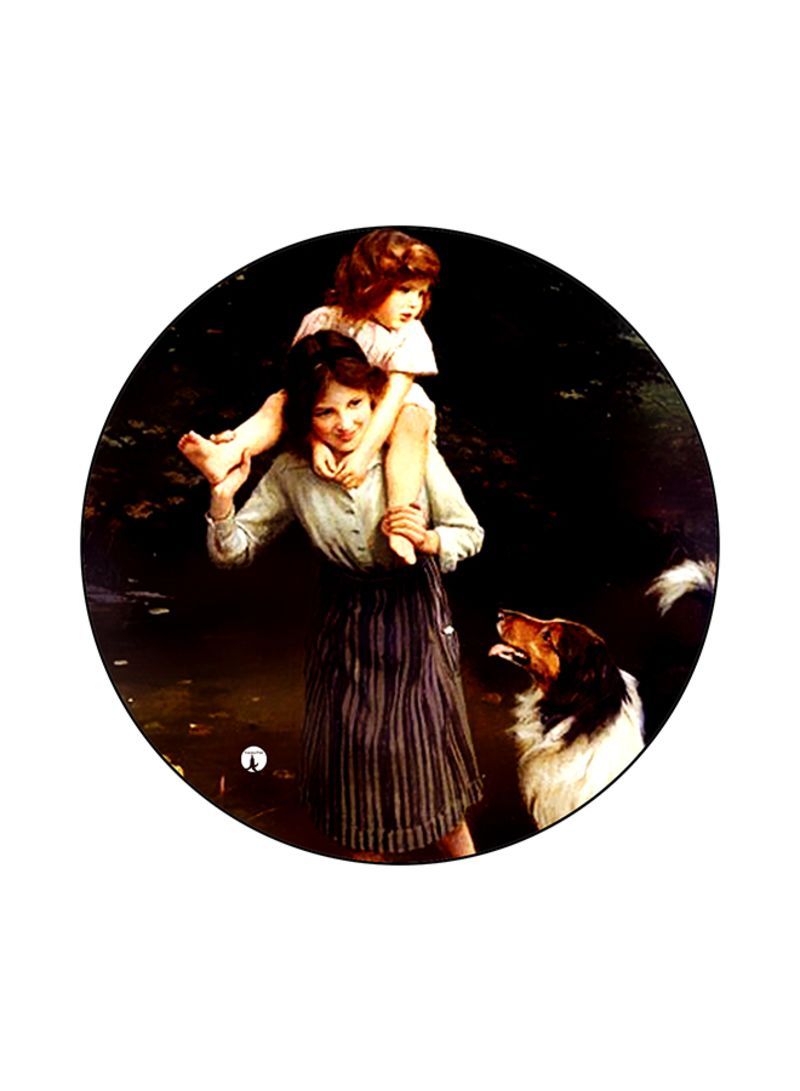 RKN Vintage Art Print Mouse Pad Multicolour