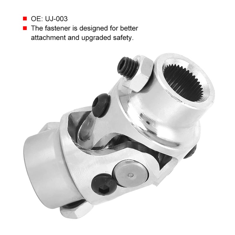 Universal Joint Steering Shaft 3 4 36 Spline X 3 4 DD Electroplated For Steering Rack - Image 4